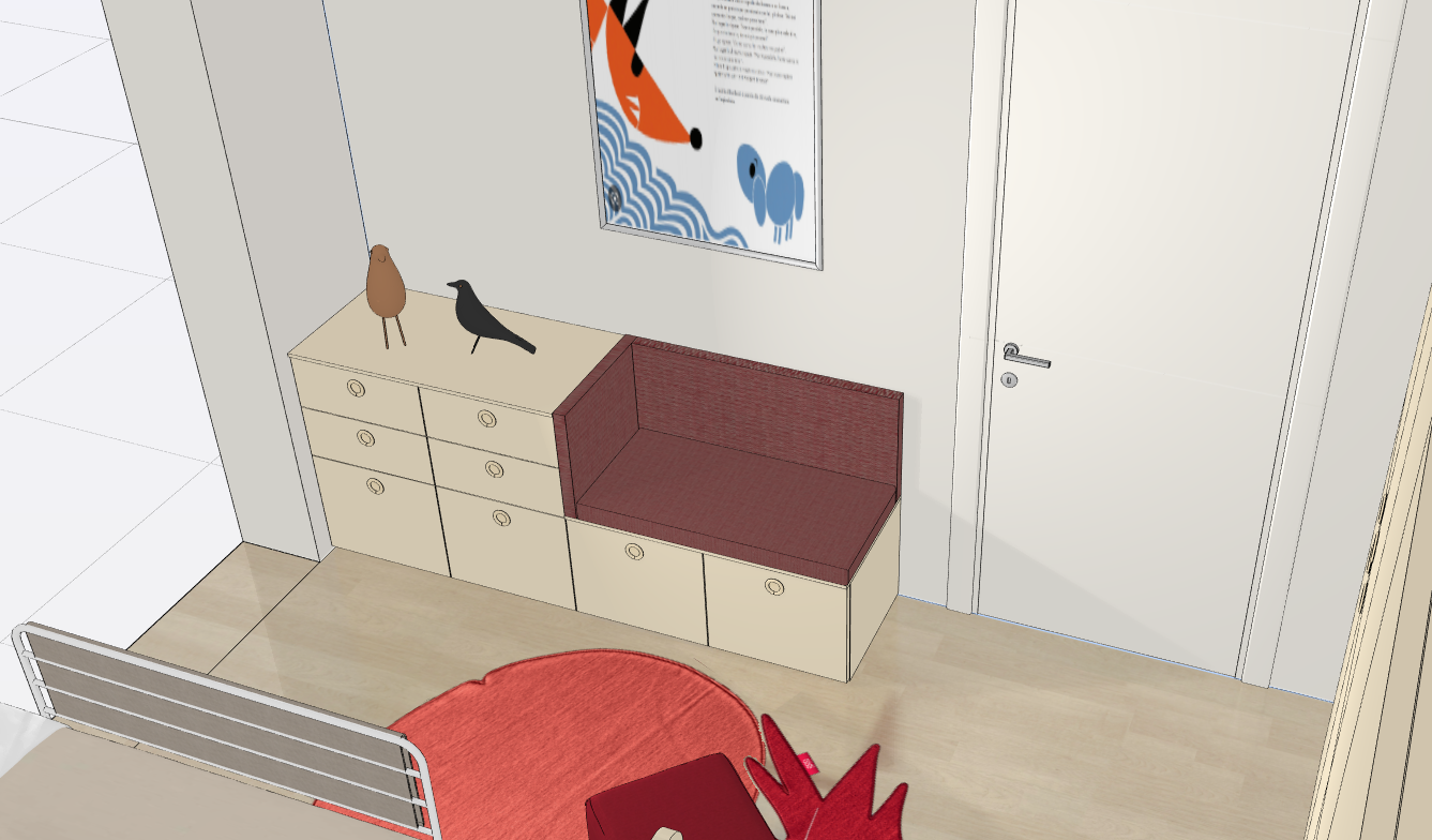 Shotje bed kamer 5  3 zitje